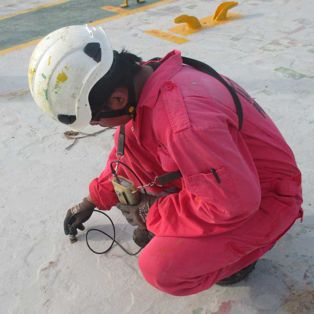 Tank Inspection by CTS Technician