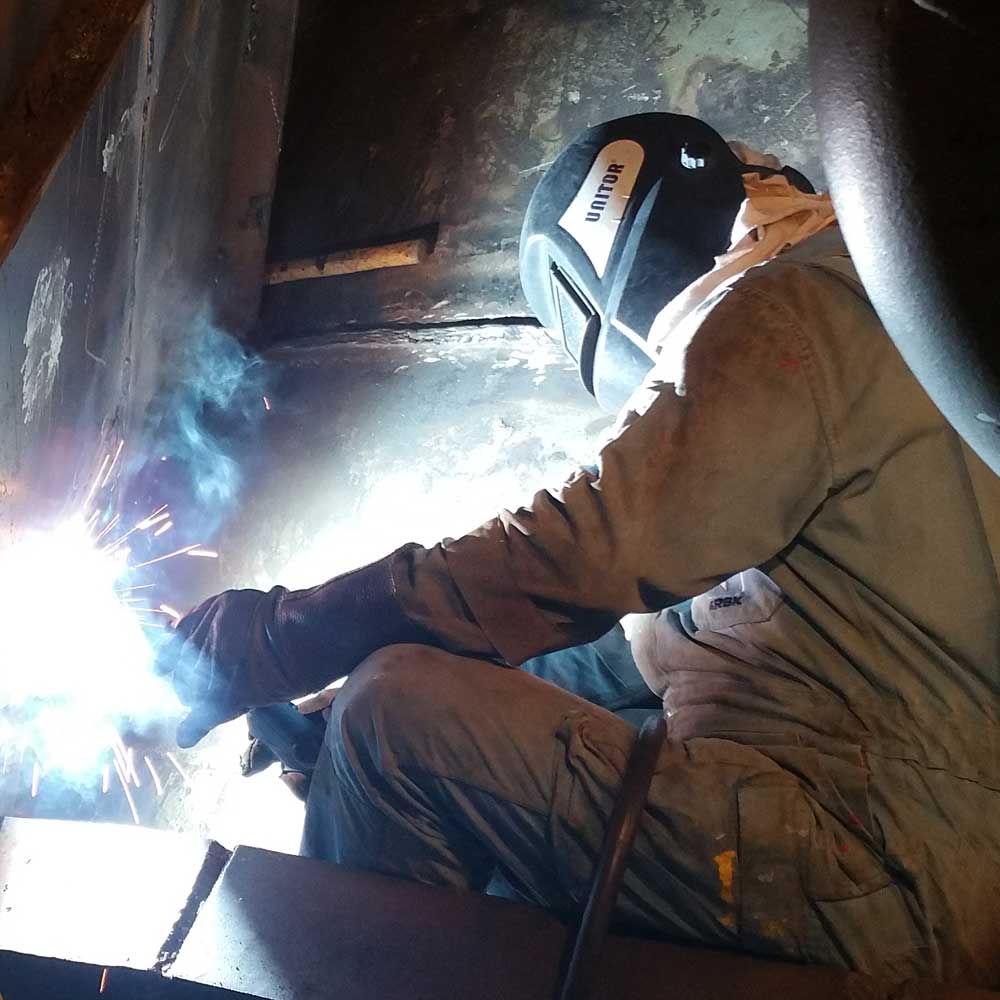 Cargo Tank Steel Repairs by CTS Welder