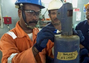 Safety valve overhaul & pressure test - Boiler survey