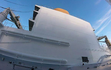 LNG Tanker After Blasting and Coating