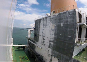 LNG Tanker Before Blasting and Coating