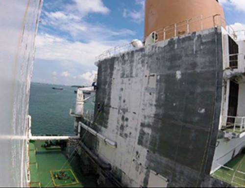 Blasting and Coating to Revamp LNG Tanker Whilst Trading