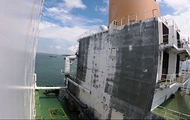LNG Tanker Before Blasting and Coating